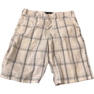 Hurley Vintage Plaid 10" Shorts, Men's Size 32
